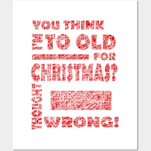 Christmas senior home SPruch Pension Posters and Art